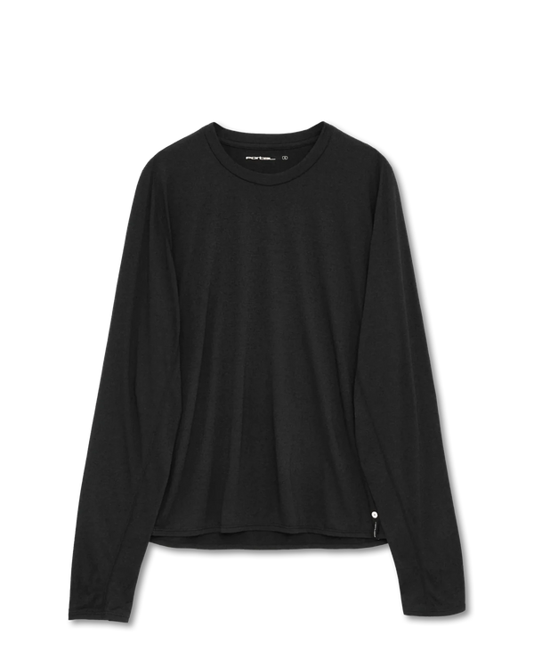 PORTAL DRIFT MERINO LS T/ BLACK BEAUTY