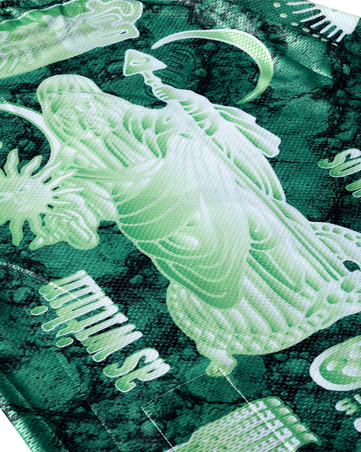 nabiis × MFDT - MTB Mesh LS Tee / Jade Green