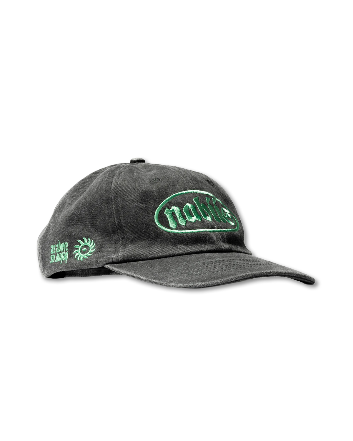 nabiis × MFDT - 6-Panel Cap / Charcoal