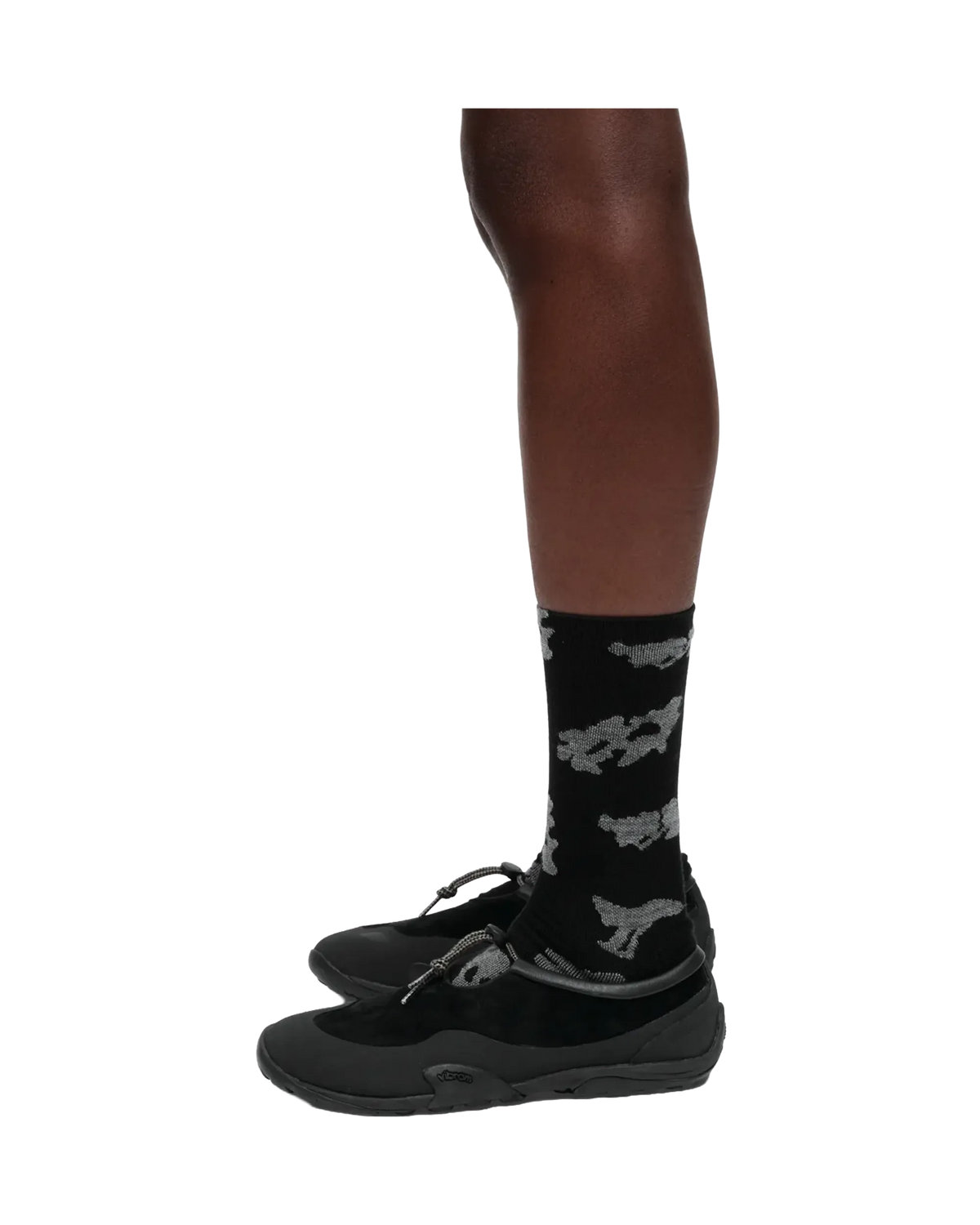 PORTAL RITUAL MERINO SOCK / BLACK BEAUTY
