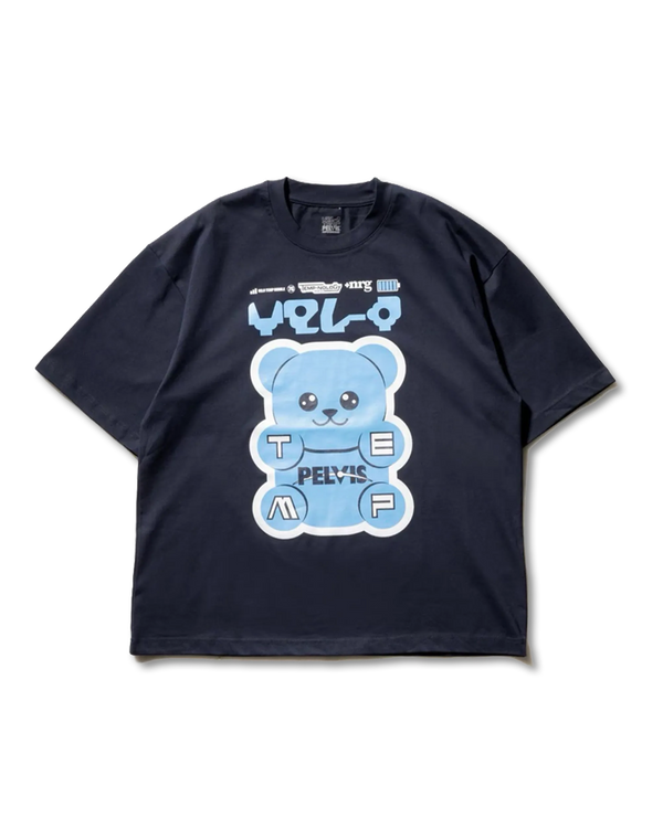 PELVIS x VELO TEMP｜GUMMY NRG TEE - NAVY
