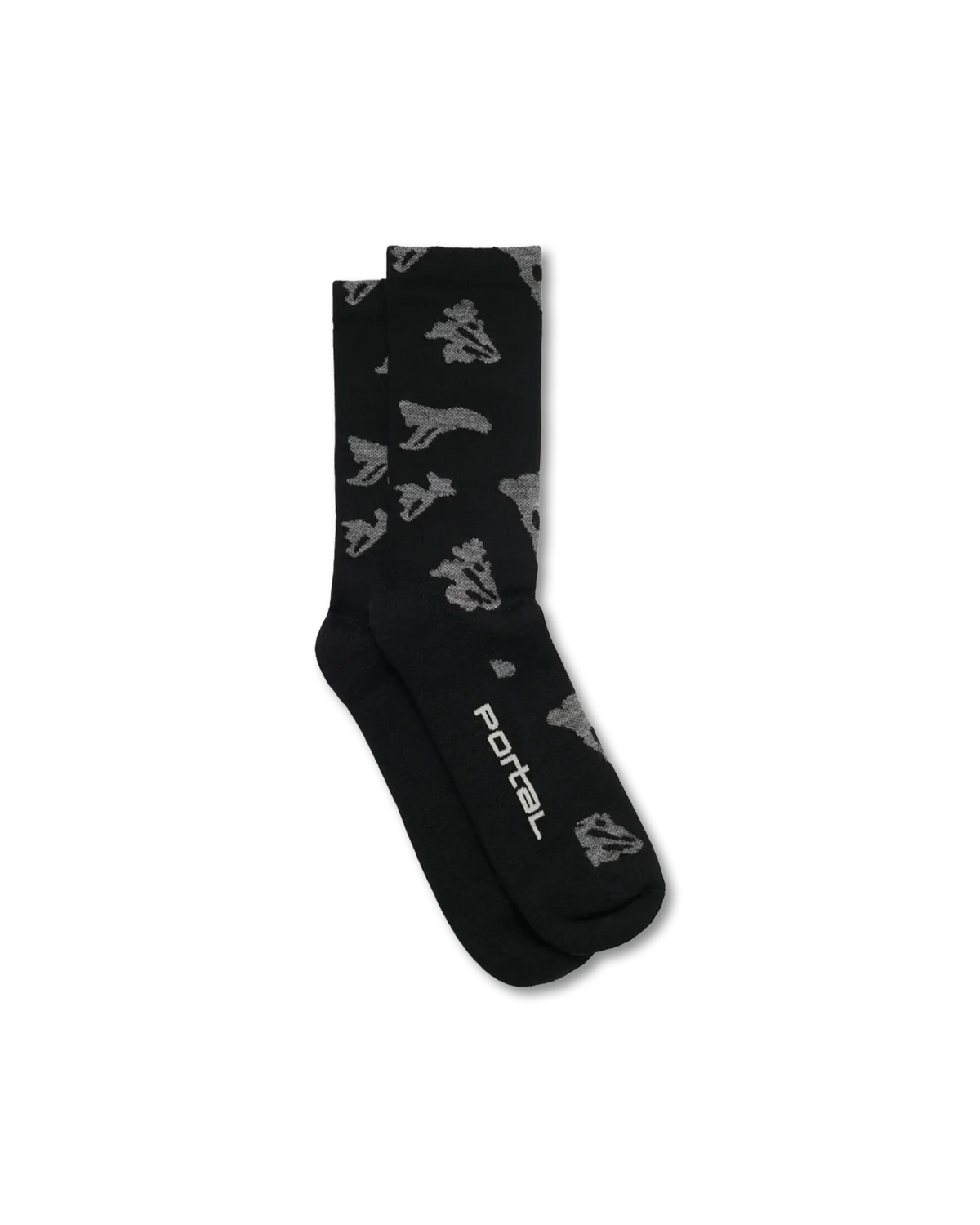 PORTAL RITUAL MERINO SOCK / BLACK BEAUTY