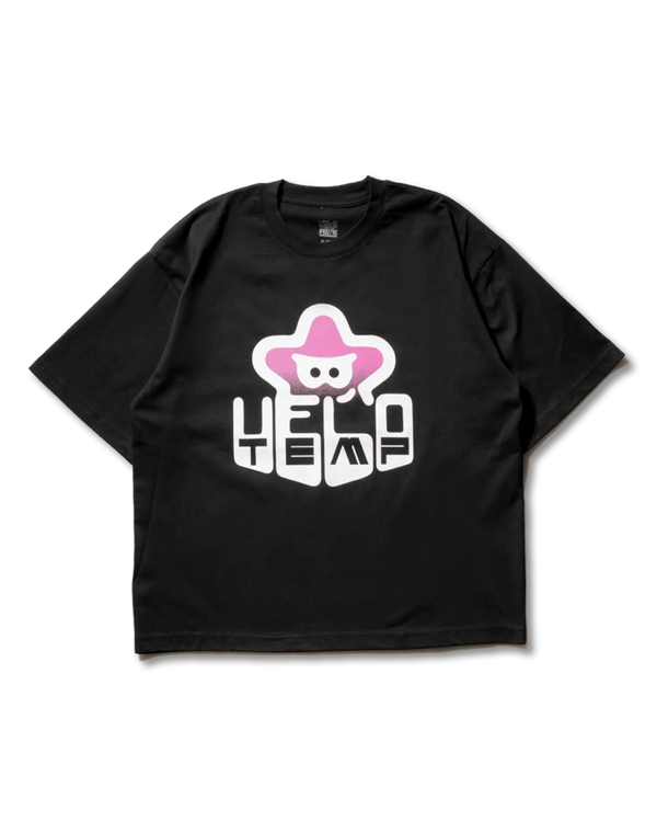 PELVIS x VELO TEMP｜STAR POWER UP TEE - BLACK