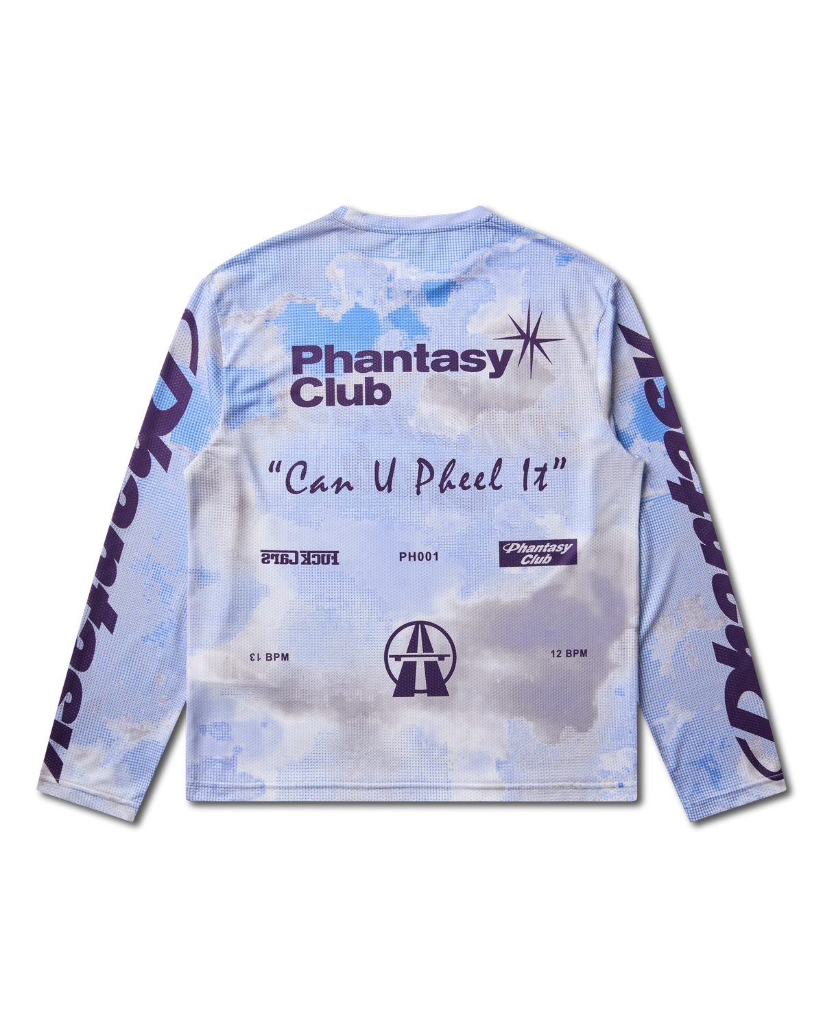 Phantasy Halcyon Longsleeve Mesh Top Sky