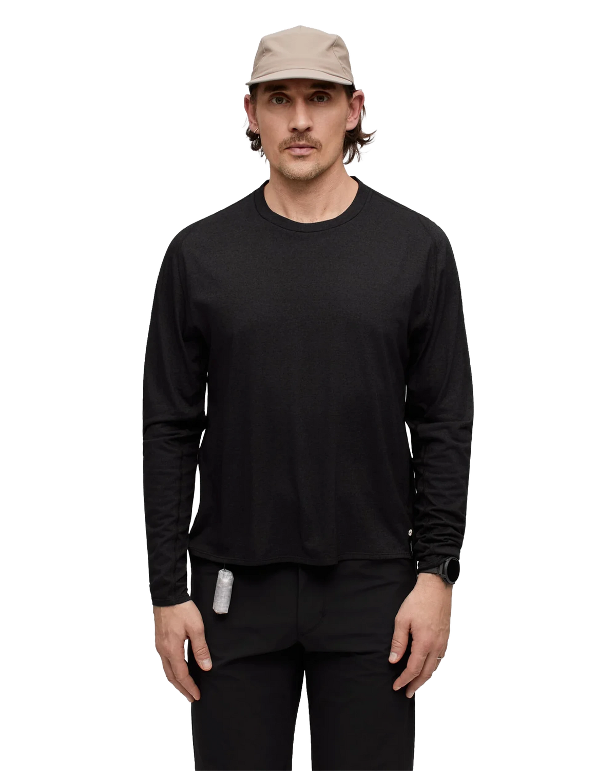 PORTAL DRIFT MERINO LS T/ BLACK BEAUTY