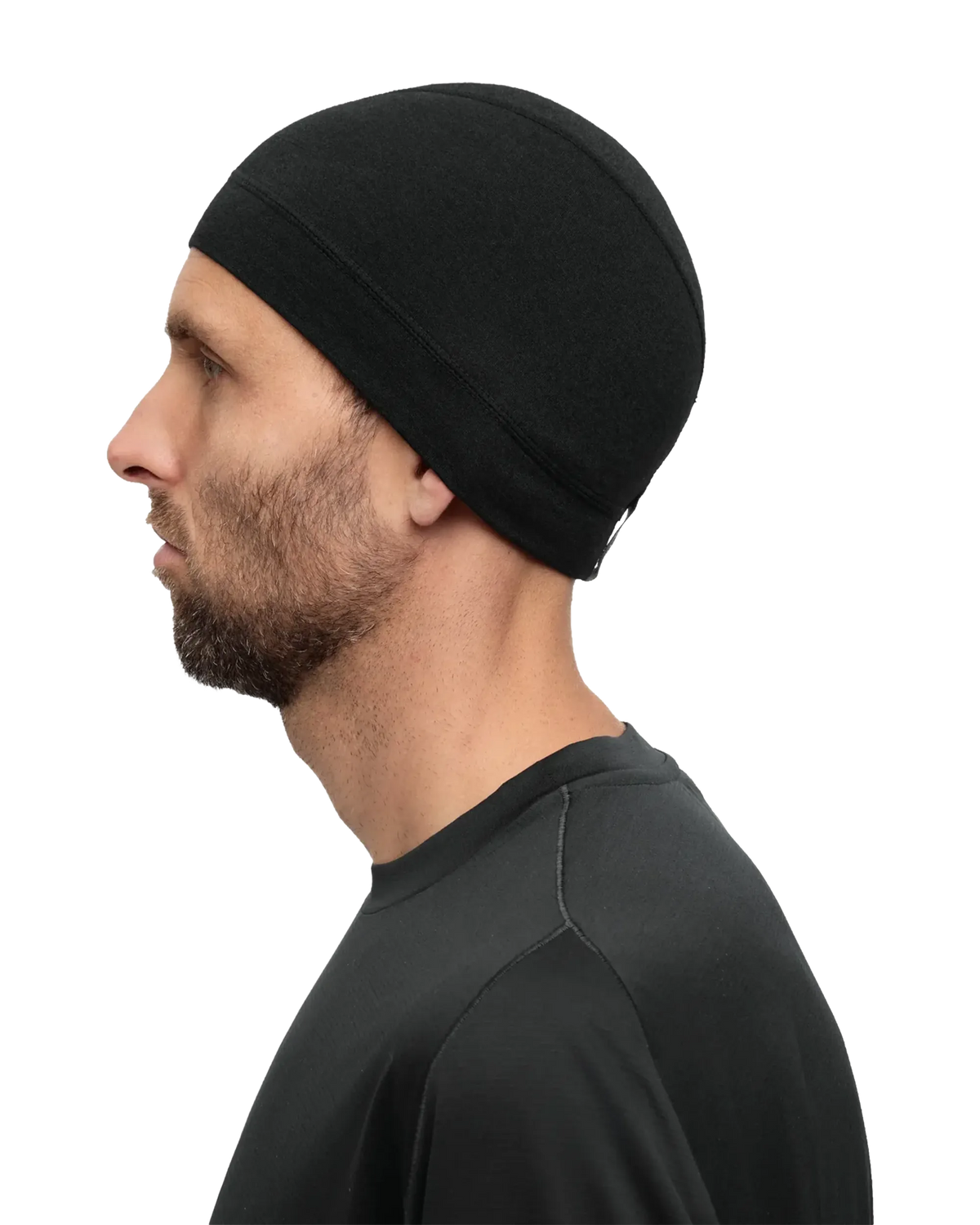 PORTAL DRIFT MERINO BEANIE/ BLACK BEAUTY